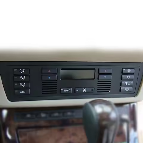 High Quality Replacement Climate A/C Control Control Panel Switch Buttons Cover Caps Part For BMW E3