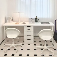 Extreme Drawer Double Style Student Long Room Table Study Table Simple Makeup Makeup Desk Simple Ren