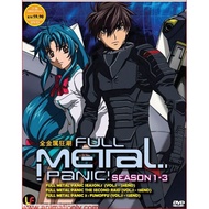 DVD ANIME FULL METAL PANIC COMPLETE BOX (SEASON.1 - 3) DVD