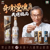 千日醇 萬象煙燻 2015年罐裝 金門高粱酒 750ML