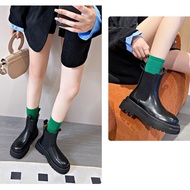 42 Size Large Size Thickened Sole Chelsea Boots 711 Taiwan Shipping Unisex Fashion Boots Short Boots