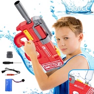 Electric Water Gun for Kids Adults,P90 Automatic Water Blaster Squirt Gun,Water Bottle Super Gun,34