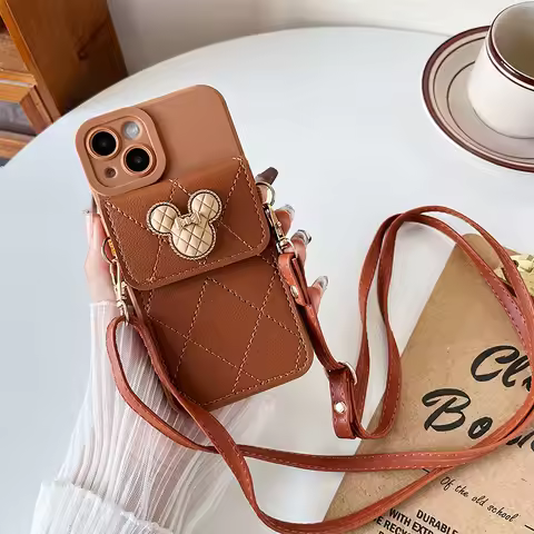 Crossbody wallet card case protective case for iPhone13 14 15 16 11 12Pro max phone case Apple drop 