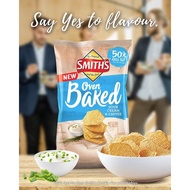 !️ Smith’s Oven Baked Sour Cream & Chives Flavoured Thinly Cut Potato Chips 130g