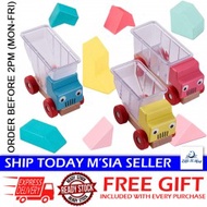 Little B House Wooden Building Vehicle Play Truck Montessori Toy Puzzle Game Mainan Montessori - BT3