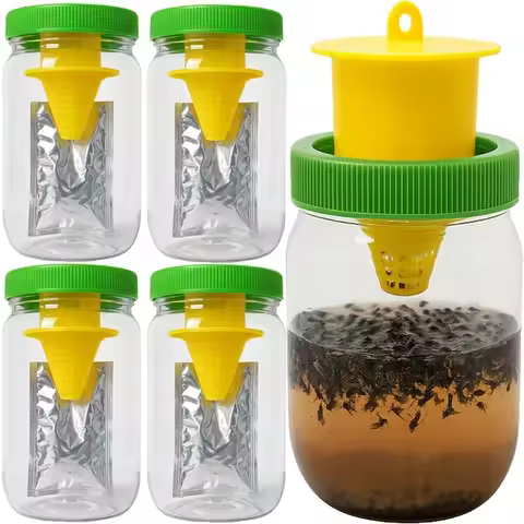 Reusable Hanging Insect Traps Outdoor Fly Wasp Asian Hornet Catcher Garden Orchard Drosophila Attrac