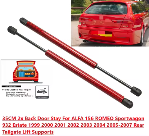 35CM 2x Back Door Stay For ALFA 156 ROMEO Sportwagon 932 Estate 1999-2007 Rear Tailgate Boot Gas Spr