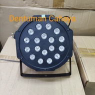 Parled Mini Flat Body 18 Led Lampu Lighting Panggung