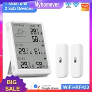 WiFi Weather Station Digital Room Thermometer Indoor Outdoor Hygrometer Smart Weather Station for In