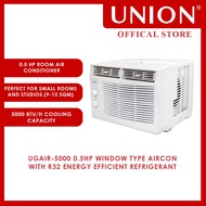 ♂◇Union UGAIR-5000 0.5HP Window Type Aircon with R32 Energy Efficient Refrigerant