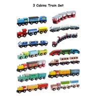 Wooden Train Track {Trains & Locomotive} Railway Accessories Bridge Compatible Fit Ikea Brio Brand N