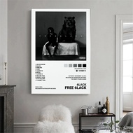 Free 6lack Gratis Hip Hop Music Album cover Minimalist Poster Prints Wall Art Canvas Painting Pictur