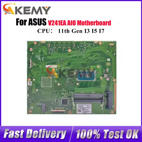 V241EA Motherboard For ASUS Vivo AiO V241EP V241E V241EA Mainboard With I3 I5 I7 CPU 100% tests OK f
