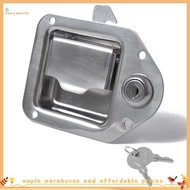 【posthouse1】1Set Trailer Toolbox Handle  with Lock Highly Tool Box  Paddle Lock 4-3/8Inch X 3-1/4Inc