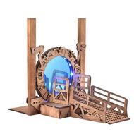 Stargates Bookend Galaxy Gate Bookends Creatives -Border Time Tunnel Magical Portal Bookends for Off