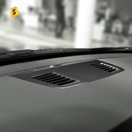 Car Accessories Interior Decorative Carbon Fiber Car Instrument Tuyere Panel For BMW E90 2005-2012