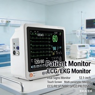Bedside Multi-Parameter Patient Monitor 40cm Large Screen Touch ECG Monitor ECG/RESP/NIBP/PR/SPO2/TE
