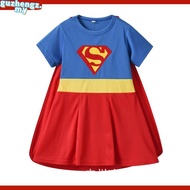 Kids Girl superhero Costume Wonderwomen,Batgirl,Supergirl,Captain America,SpiderGirl