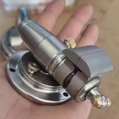 DIY & Precision Work (360° Swivel Base)，Mini 304 Stainless Steel Bench Vise - 1.2" Portable Clamp fo