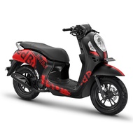 Decal Stiker Full body Scoopy 2021 2023 2022 2020 Banteng Merah