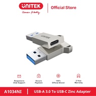 UNITEK A1034NI USB 3.0 (M) to Type-C (F) Adapter