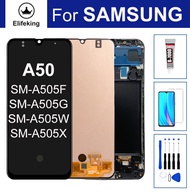 6.4 LCD สำหรับ SAMSUNG Galaxy A50 A505 A505FN A505GN/A50s A507 SM-A507F A507FN A5070แสดงหน้าจอสัมผัส