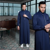 DNine Thobes Rayyan Series Men's Slim Fit Premium Robe Men's Anti-UV Muslim Umrah Clothes