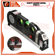 Waterpass Fixit Level Pro 3 Water Pass Meteran Laser up to 250 Cm