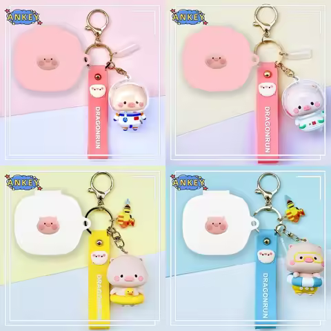 Case for JBL Live Free2 / Pro 2 / W300 / Wave Flex Earphone Silicone Cartoon Bag Earbuds Soft Protec