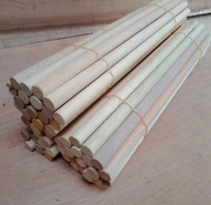 15pcs/ Dowel kayu Uk diameter 10 mm panjang 60 cm