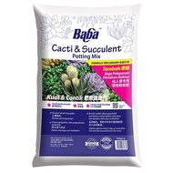 [SG 🇸🇬Store] BABA Cacti / Cactus &amp; Succulent Soil and Potting Mix (7 Ltr) - with added slow release fertiliser for growth and perlite to aid drainage