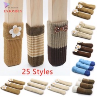 24Pcs/lot Chair Leg Socks Cloth Floor Protection Knitting Wool Socks Anti-slip Table Socks Table Leg
