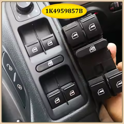 1K4959857B Four Button Master Window Switch For VW AMAROK Golf 5 6 Plus Jetta Tiguan Touran Passat B