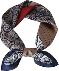 Bandana Women's Neckerchief Women's Lightweight Silk Scarf Headscarf Elegant Scarf Gift for Women, D