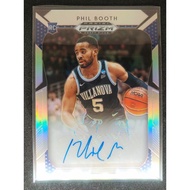 Panini Prizm Draft Picks 2019 Phil Booth RC Auto Silver nba card