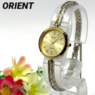 Japanese Fashion Genuine Orient Orient Ladies' watch quartz gold Popularity Cute Stylish Gift Fashion Accessories