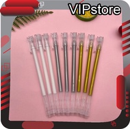 VIPstore -pena silver gold white warna warni untuk tulis di kertas hitam metalik pulpen gliter abu e