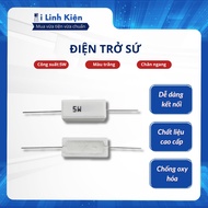 5W ceramic resistor with value from 0.1R - 200R 5% high quality.