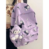 beg sekolah perempuan beg sekolah kuromi beg sekolah roda Kuromi Research Travel Backpack Girls Prim