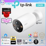 TP-Link Tapo C425 2K QHD WiFi Smart Security IP Camera Battery Rechargeable Outdoor Indoor Wireless 