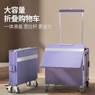 折疊購物車便攜買餸小拉車可爬樓戶外露營拉桿手推車