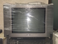 可遇不可求 經典之作 著名 索尼 貴麗單鎗電視 膽管電視 大牛龜古董電視 顯像管電視 懷舊槍戰遊戲機電視 中古電視 長期保存品 21寸(只用了一年!) Rare Find Vintage Retro 