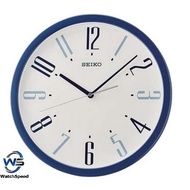 Seiko QXA729LT QXA729L Funky Blue Analog Wall Clock