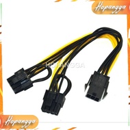 (@) Kabel Adapter 6pin Female to 2x 8 (6+2) pin Male Power Vga