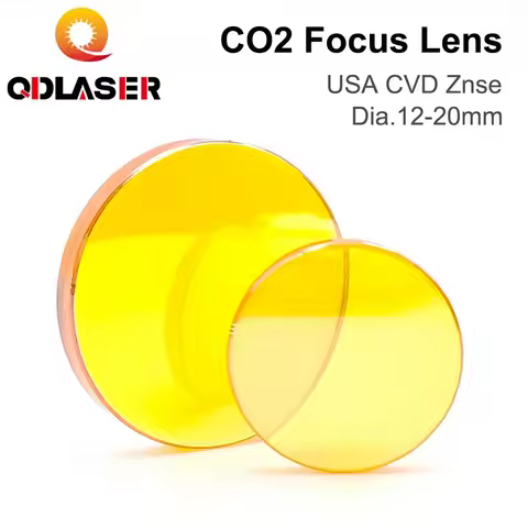 ZnSe Focus Lens USA CVD Lens Dia.12/15/18/20 FL25.4/38.1/50.8/63.5/76.2/101.6/127/160mm for CO2 Lase