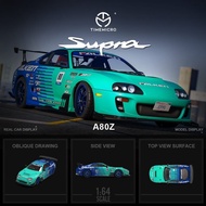 TIME MICRO 1/64 TOYOTA SUPRA A80 FALKEN LIVERY