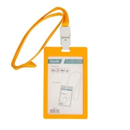 Bantex ID Card Holder Larnyard 54x90mm Portarit mango 8865 64
