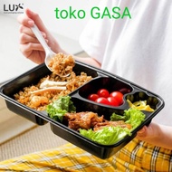 LUX bento mica 4 compartments/MIKA BENTO lux bento/mika bento plastic/box bento rice container bento