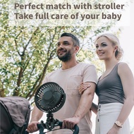 2400mAh Stroller Fan baby Student Dormitory Silent USB Small Fan Desktop