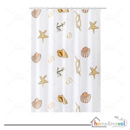 HOVELSHOP Tirai Hordeng Kamar Mandi Motif Cantik Shower Curtain Waterproof Bahan Tebal